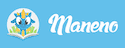 Maneno logo blå