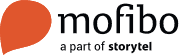 Mofibo a part of Storytel logo
